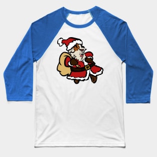 Santa Guinea Pig Baseball T-Shirt